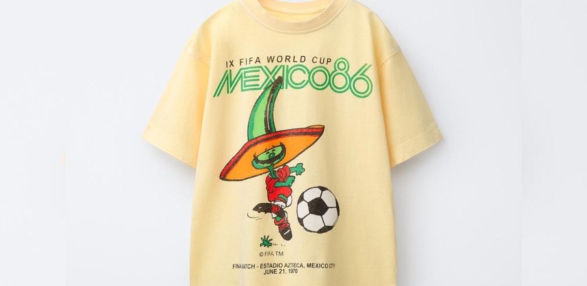 Zara lanzó colección retro de Mundiales con errores (zara.com)