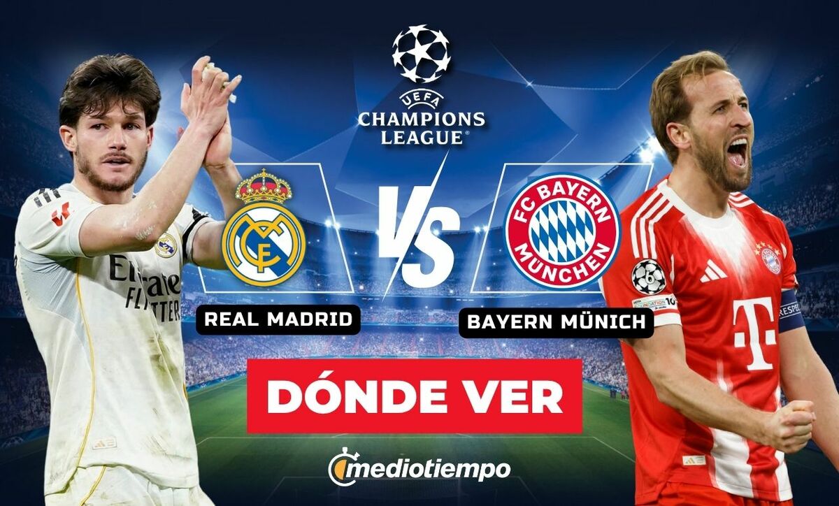 Consulta la previa de Real Madrid vs. Bayern Münich para ver EN VIVO Cuartos de Final Ida Champions League 2026.
