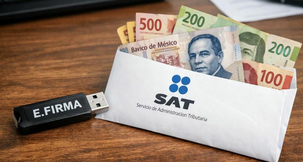 ¿Qué contribuyentes deberán tener su e.firma para obtener saldo a favor en 2026? (Sora IA).