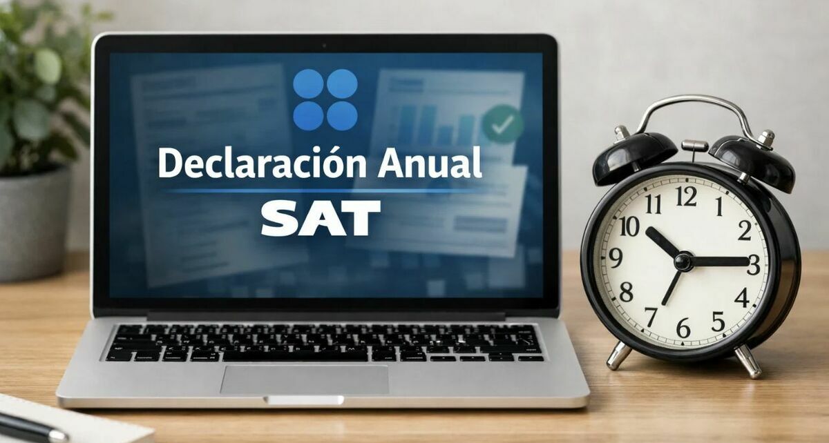 ¿En qué horario conviene hacer la declaración anual con el SAT en 2026? (Sora IA).