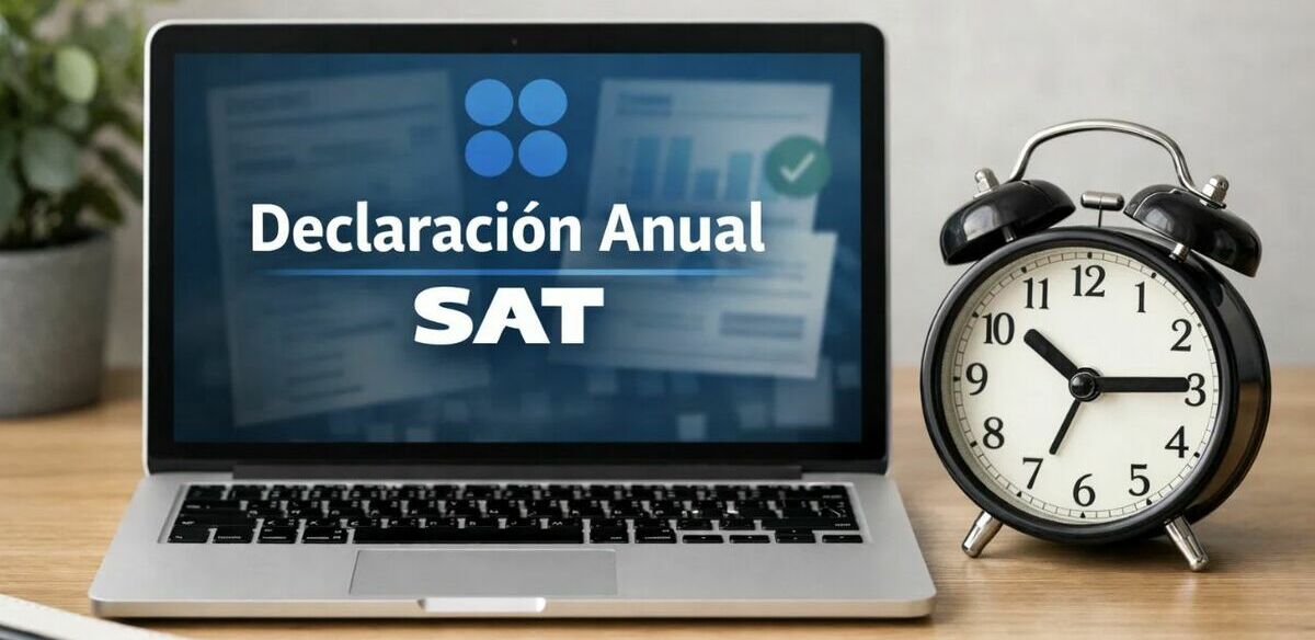 ¿En qué horario conviene hacer la declaración anual con el SAT en 2026? (Sora IA).