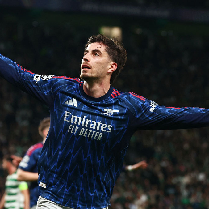 Kai Havertz marcó el gol del Arsenal en los minutos finales. (Foto: Reuters)