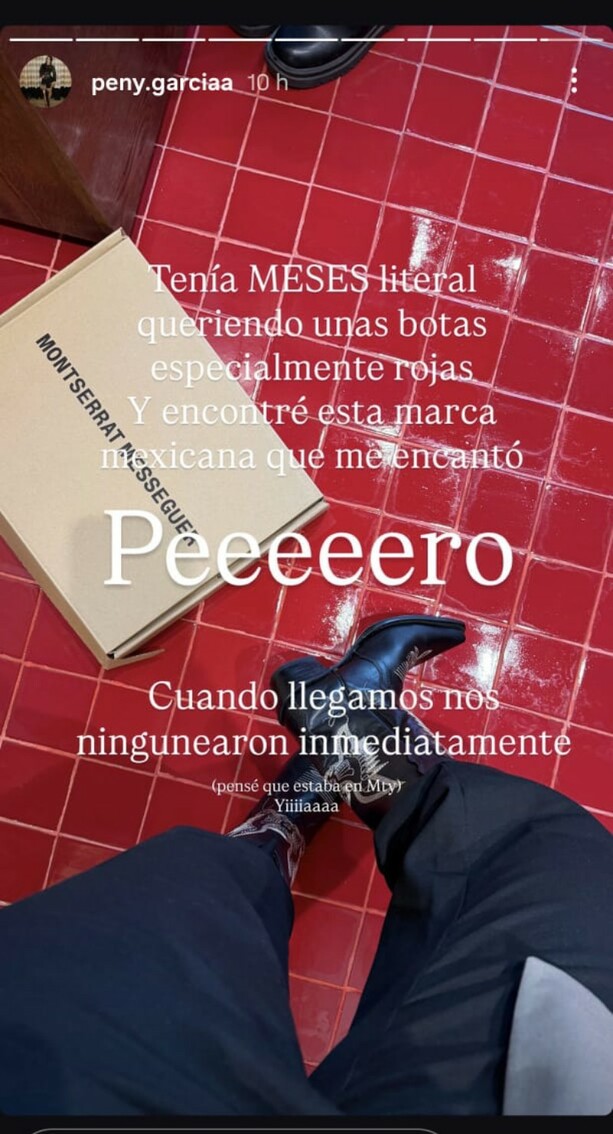 Publicación de la esposa de Uriel Antuna (@peny.garciaa)