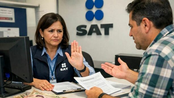 SAT podría NO devolverte tu saldo a favor si olvidas este requisito. (FOTO): Sora IA.