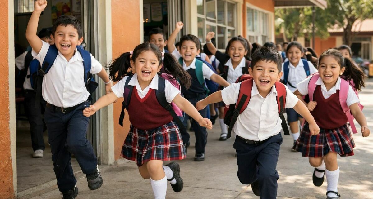 Dos semanas de vacaciones para estos alumnos después de Semana Santa 2026. (Sora IA).