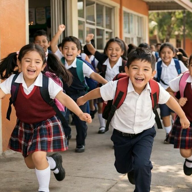 Dos semanas de vacaciones para estos alumnos después de Semana Santa 2026. (Sora IA).