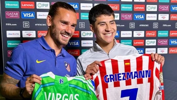 Antoine Griezmann y Obed Vargas se conocieron en el Mundial de Clubes 2025 (X)