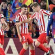 Atlético de Madrid sacó la ventaja en su visita a la casa del Barcelona (Reuters)