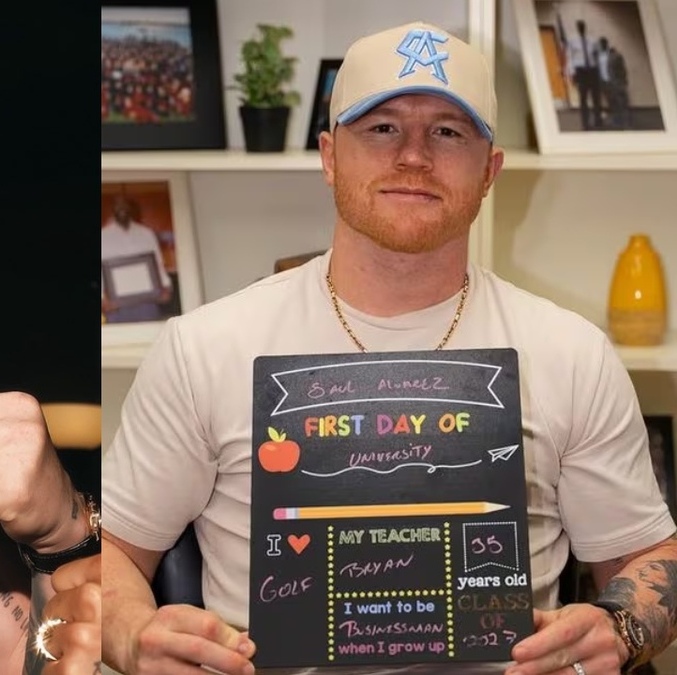 Canelo Álvarez inició sus estudios universitario (@Canelo)