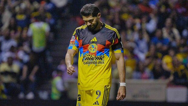 Henry Martin vuelve a ser baja con América. No jugará la vuelta ante Philadelphia en Champions Cup. (Imago7).
