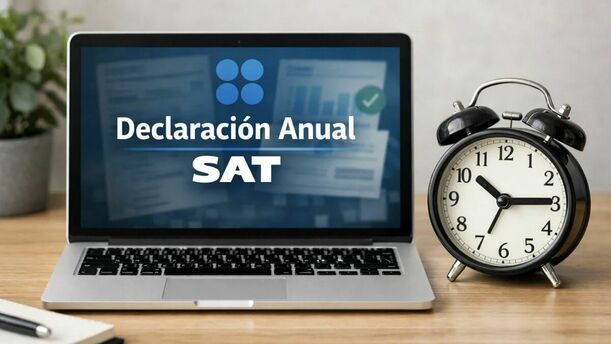 ¿En qué horario conviene hacer la declaración anual con el SAT en 2026? (Sora IA).