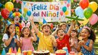 El Día del Niño se celebra el 30 de abril en México. Foto: Sora IA