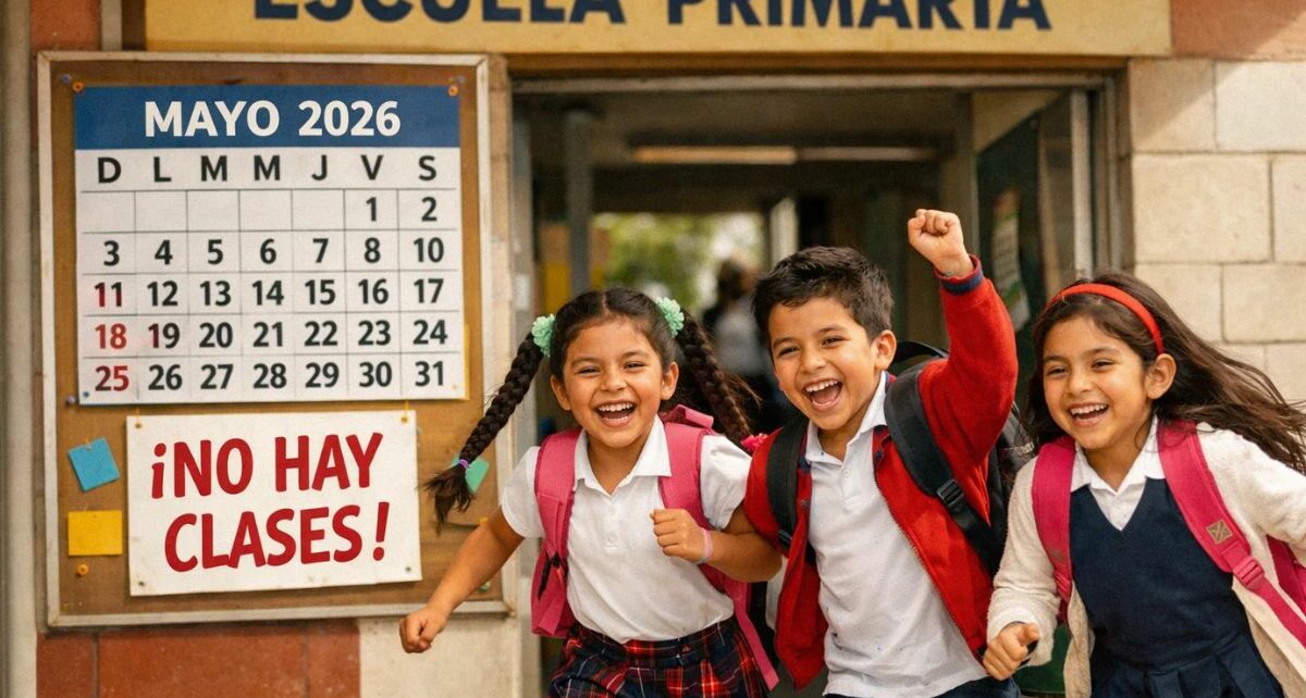 ¿Cuántos puentes habrá en mayo 2026? SEP responde | Foto: IA