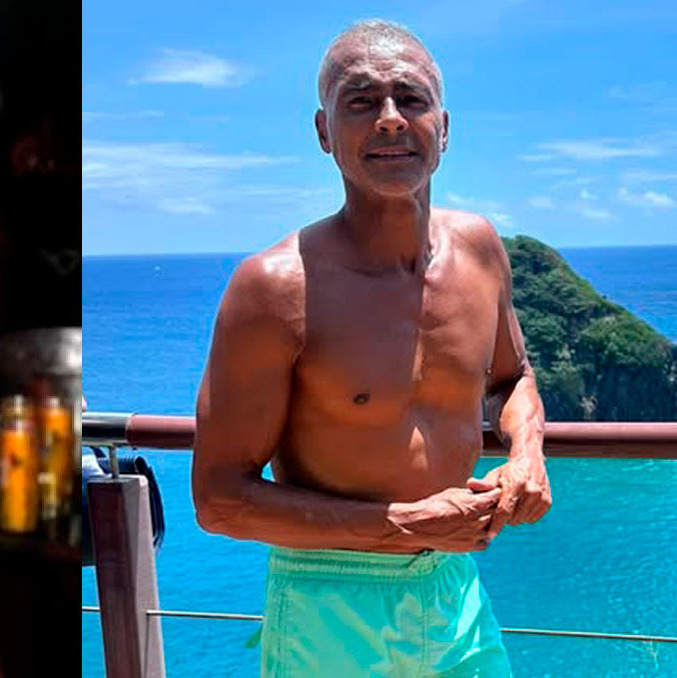 Tiffany y Romário tuvieron un fugaz romance. (Fotos: Instagram romariofaria)