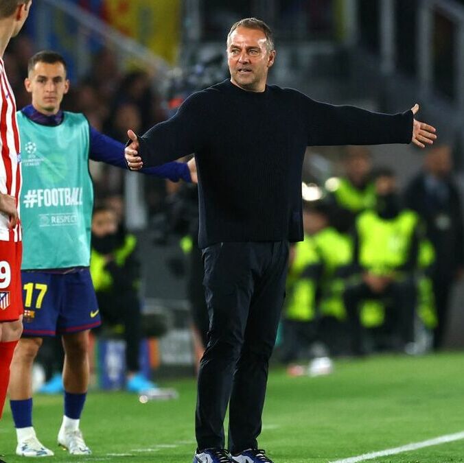 Hansi Flick, entrenador del Barcelona (Reuters)