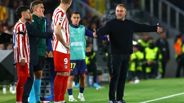 Hansi Flick, entrenador del Barcelona (Reuters)