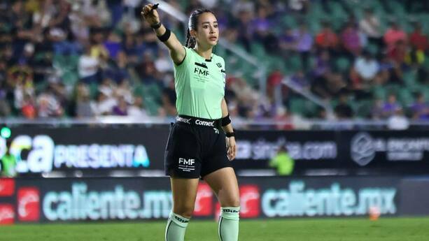 Katia Itzel García, en un juego de la Liga MX (Imago7)