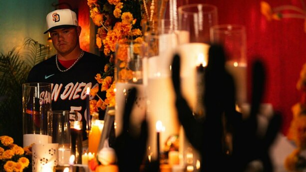 San Diego Padres lleva el Día de Muertos en su nuevo uniforme (X: @Padres)