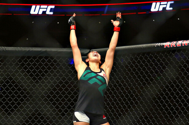 Alexa Grasso, durante la UFC Fight Night (Fotografía: Imago 7)