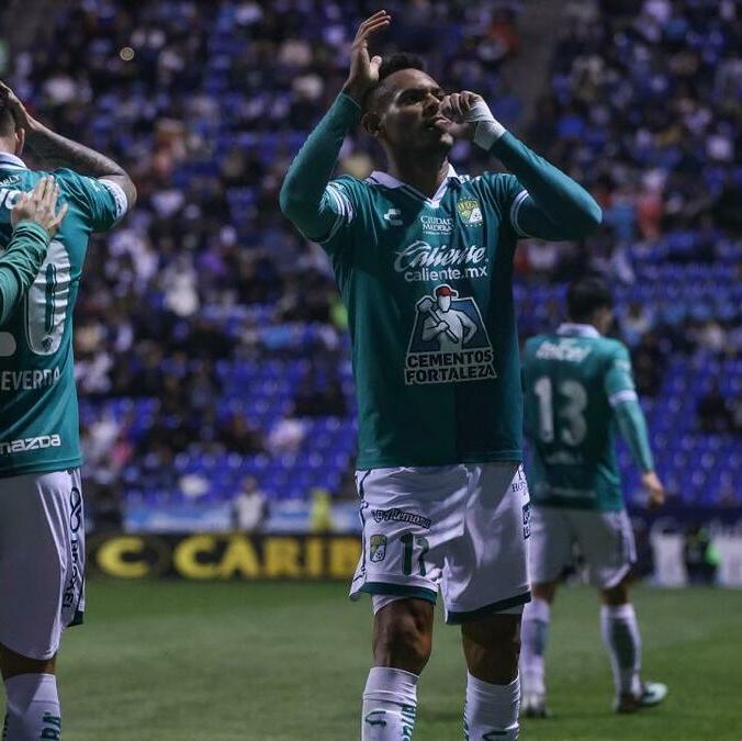 Ismael Díaz hizo la anotación para el triunfo de León (Imago7)