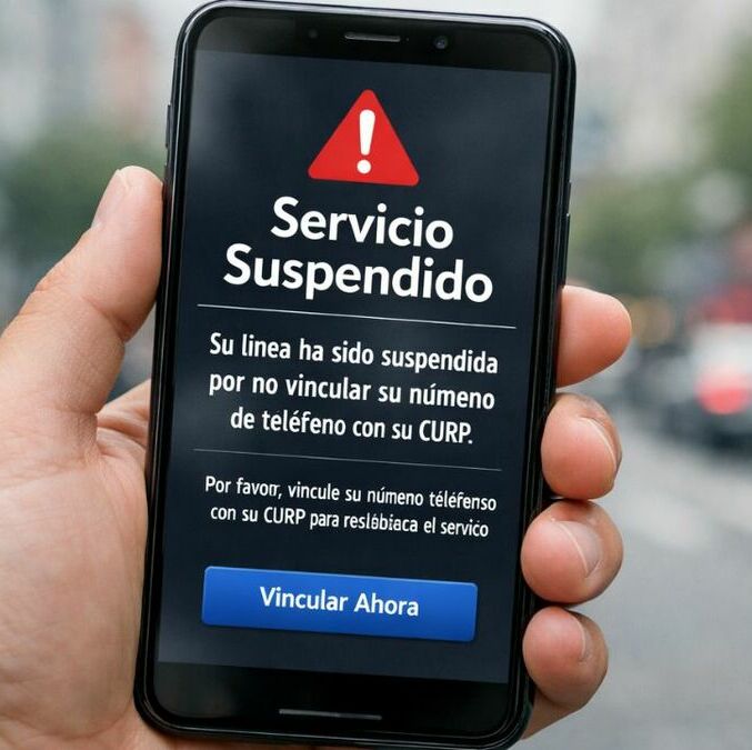 El registro del número celular con la CURP es obligatorio para evitar la suspensión de la línea. Foto: Sora IA