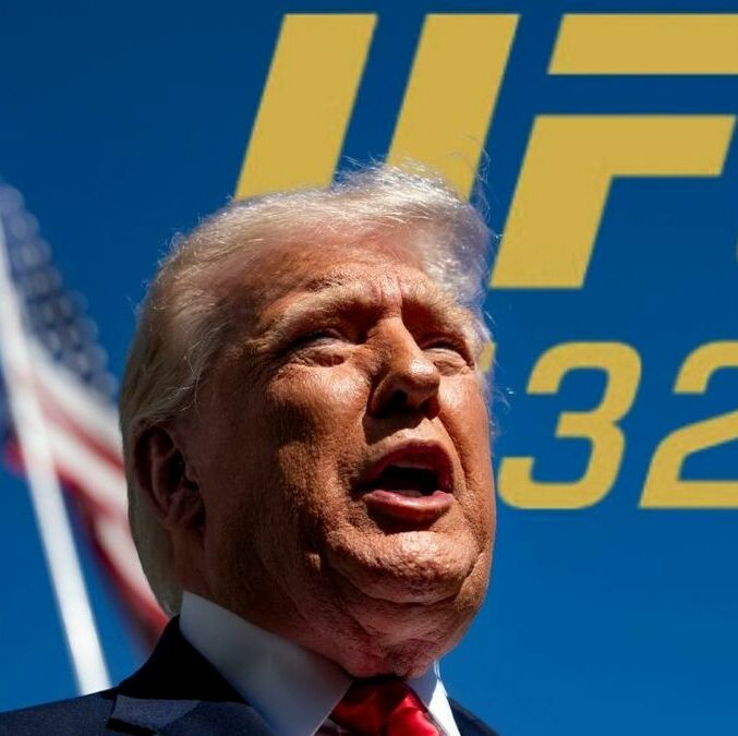Donald Trump estará en UFC 327 (Fotografía: EFE y especial)