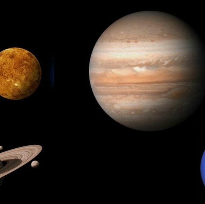 Mercurio, Marte, Neptuno y Saturno se alinearán en este nuevo evento astronómico. Foto: NASA