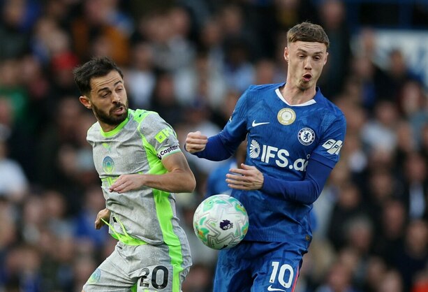 Bernardo Silva y Cole Palmer (Reuters)