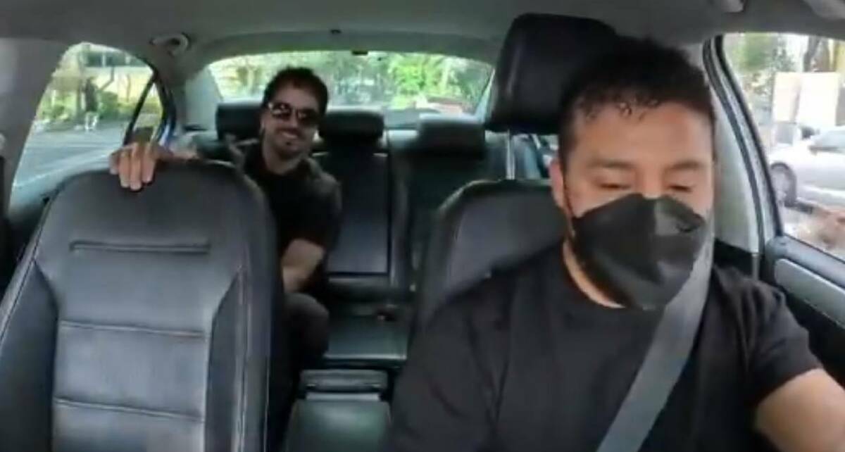 Luis Fonsi sorprendió a un conductor mexicano (Captura)