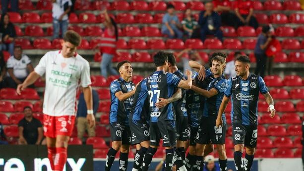 Querétaro sacó tres puntos de visita ante Necaxa (Fotografía: Mexsport)