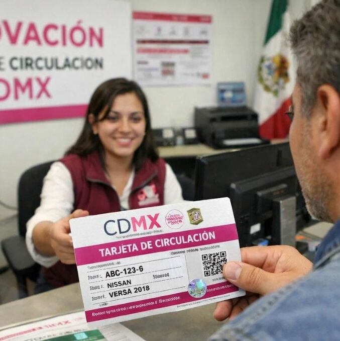Este es el costo de renovación de la tarjeta de circulación en CDMX | Foto: Sora AI