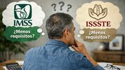 El IMSS y el ISSSTE tienen diferentes requisitos para pensionarse. Foto: Sora IA