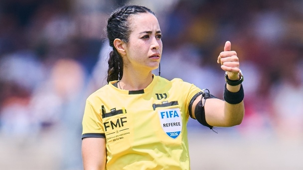 Katia Itzel, árbitra de la Liga MX (Mesport)