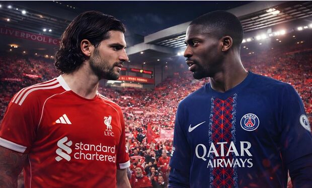Análisis IA Liverpool vs PSG: probabilidades y escenarios en Champions 2026 (FOTO: Sora IA)