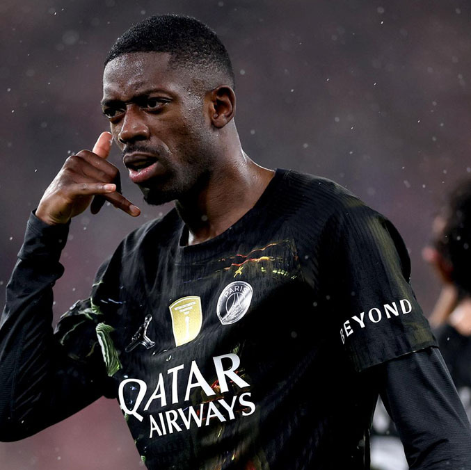 Dembélé marcó el único gol del partido. (Foto: EFE)