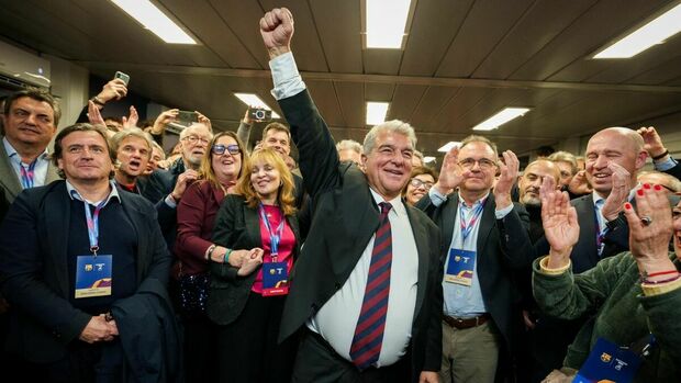 Joan Laporta venció a Víctor Font y continuará como presidente del Barcelona hasta el 2031 (Fotografía: X Barcelona)