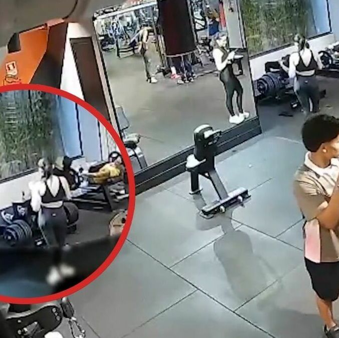 Una joven brasileña del Distrito Federal de Brasil sufrió un terrible accidente al intentar cargar 180 kilos con sus piernas. Foto: Metrópoles