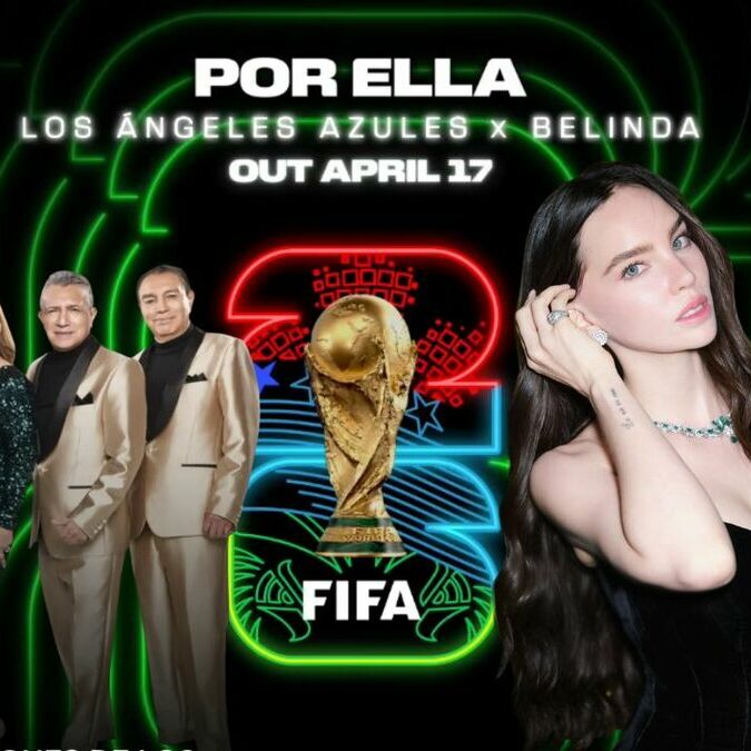 Mundial 2026: Belinda y Los Ángeles Azules preparan estreno que promete ser un hit | Foto: Instragram: angelesazulesmx, fifaworldcup y belindapop