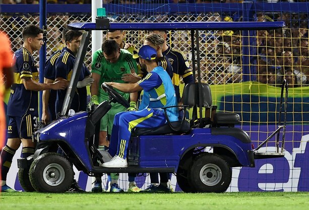Agustín Marchesín salió llorando de La Bombonera (Reuters)
