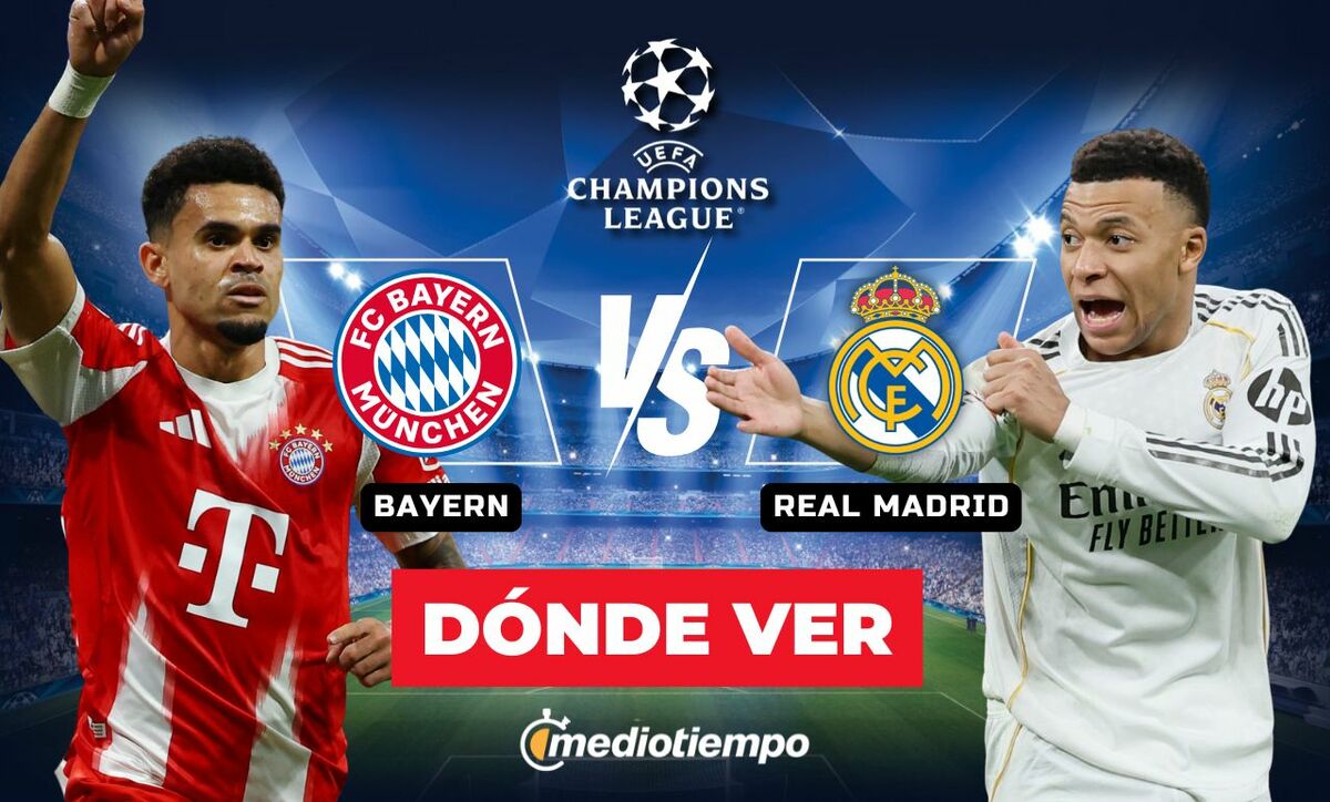 Bayern vs. Real Madrid: dónde y a qué hora ver EN VIVO Vuelta Cuartos
