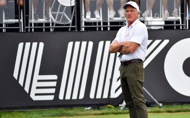 El famoso Greg Norman, exgolfista profesional, es el CEO de LIV Golf (Reuters)