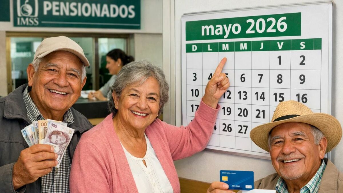 ¿Cuándo cae la pensión IMSS de mayo 2026? FECHA exacta del depósito