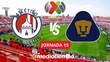 Atlético San Luis vs Pumas Jornada 15 Liga MX Clausura 2026 (FOTO: Especial)