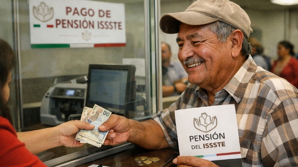 Consulta la fecha en que llegará el pago de la pensión del ISSSTE correspondiente a abril 2026. Foto: Sora IA