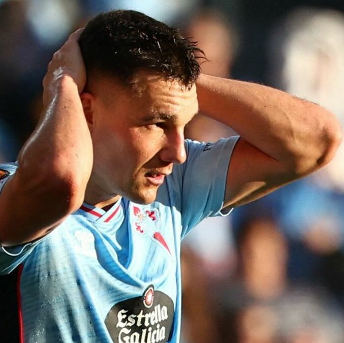 Ferran Jutglà con el Celta ante el Freiburg (Reuters)