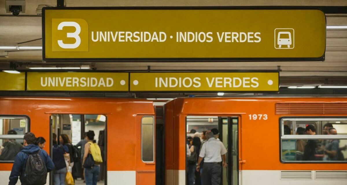 Metro de la CDMX (Sora IA)