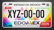 Placas del Estado de México (Sora IA)