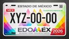 Placas del Estado de México (Sora IA)