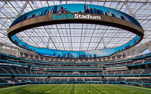 SoFi Stadium, estadio localizado en California, Estados Unidos (Twitter @SoFiStadium)