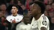 Vinicius estalla y encara a Bellingham: así fue el tenso momento en Champions. (Captura: Movistar Plus).